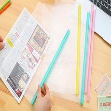 오피스 A4 투명 쫄대 파일 쫄대파일 투명화일 A4화일 컬러쫄대 PP화일