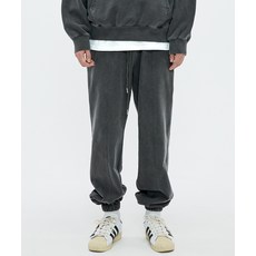 매장정품 소버먼트 SOVERMENT 860G 피그먼트 컷 스웨트 팬츠-챠콜- sj-pgsp01 517674