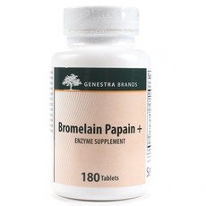GENESTRA BRANDS Genestra 菠蘿蛋白酶木瓜蛋白酶 + 片劑, 180顆, 1罐