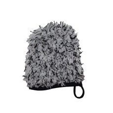 輪框洗車手套 輪穀洗車手套 半截設計 柔軟纖維材質 輪胎清潔用品, 1個