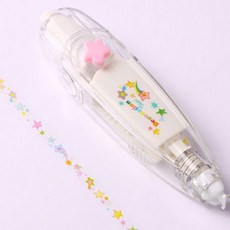 스티커 수정 테이프 다이어리 꾸미기 장식 수정펜 별, 단품, 단품