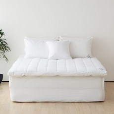소프라움 앤 사르르 순면 구스 토퍼 퀸, 화이트