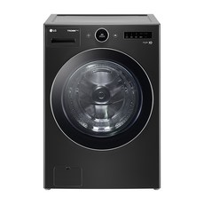 LG 트롬 드럼세탁기 블랙 스테인리스 23kg 방문설치, FX23KNA