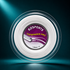 EZSPORTS TOPSPINNER PRO 網球線 1.20mm, 白色, 1個