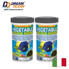 프로닥 식물성 바이오글란 마린 250ml 2개 식물성 바이오그란 마린 초식성 해수어 먹이 사료 니모 나비 폭스페이스 해수사료 산호어항 바이오그란 구피사료 열대어사료 물고기사료