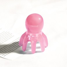 트리오즈 문어 괄사 두피 바디 마사지 어깨 얼굴형 경락 지압, 문어괄사, 1개