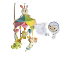 꿈나라 러블리 모빌 + 무소음 스마트 자동 오르골 세트, mixed color, 4개