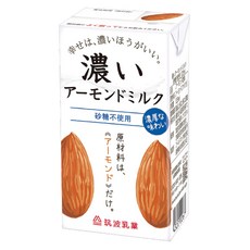筑波乳業 TSUKUBA 濃いアーモンドミルク 砂糖不使用, 1個, 原味125ml_2026-09-24