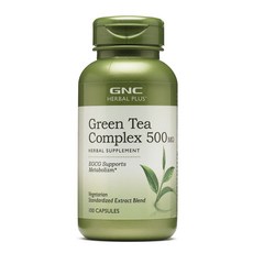 GNC 健安喜 綠茶複合物 500 毫克膠囊, 1個, 100 件