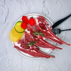 [기름손질] 잡내없는 프리미엄 호주산 숄더랙 양갈비, 2개, 500g