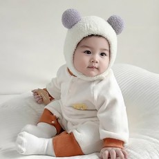 몽실이 방울 포근이 보넷 겨울 유아 아동 겨울모자 보넷