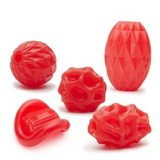 寵物狗狗玩具 磨牙漏食系列 TPE咀嚼漏食球 大狗耐咬玩具, 1個, 小號異形圓漏食球