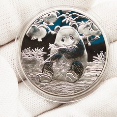 기념주화 수집용 은화 골드코인 메달 금속 인테리어장식품 컬렉션 선물용 고급 디자인, 팬더 실버 스타일 8