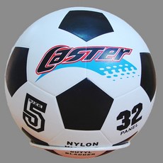 星際戰艦 標準5號足球 橡膠纏紗黑白色, 1個