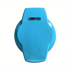 미니 와플 요리 기계 가지 모양의 팬케이크 생산 전기 논스틱 다리미 케이크 냄비 로스터, Blue, 옵션 1, 1개