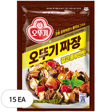 오뚜기 짜장 깊고 풍부한맛 과립형, 500g, 15개
