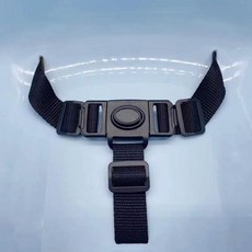嬰兒推車五點式安全帶通用款遛娃神器安全帶兒童餐椅安全綁帶, 1個, T型黑色安全帶 單條