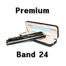 프리미엄하모니카 premium band 24홀, A샵키, 1개