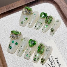 綠光密語 手工美甲穿戴甲, 1個, BNP053-L碼(實品拍攝)