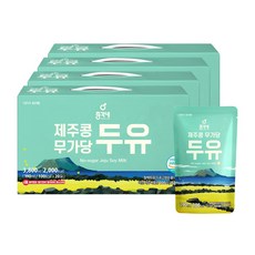 총각네 제주콩 무가당 두유, 190ml, 80개