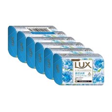 LUX 麗仕 煥活冰爽香氛皂，花調麝香&薄荷精油，持久香氣，添加維他命C E, 80g, 6個