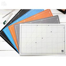 롱스팜 윈스타 A1 컬러컷팅판 화이트그레이 책상칼판매트