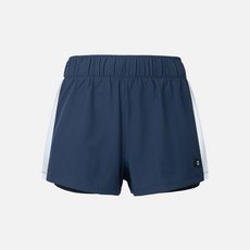 ((海洋芒果)) 女款兩件式衝浪短褲 VIBE HALF LEGGINGS SHORTS, MIDNIGHTBLUE,100/XL