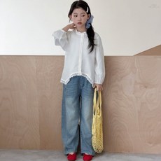 예끼 샤론블라우스 초등학생 초딩 고학년 중학생 청소년 의류 주니어 옷 여아동복주니어의류