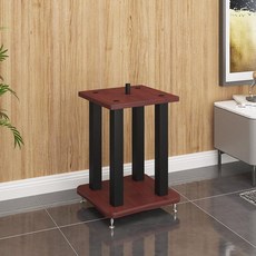 스피커 받침대 액세서리 우퍼 거치대 선반 스탠드 북쉘프, 티크 35 x 40 높이 50, 기본 색상