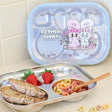 에스더버니 식판도시락 플래너, 블루, 1개, 블루