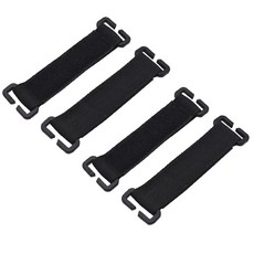 아웃도어랩 몰리 벨크로 패치 패널 122mm 와펜 부착 스트랩 중형사이즈, 블랙, 4개