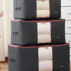 튼튼한 옥스포드 이불정리함 600D 보관함 옷정리 리빙박스, No.04 옥스포드 이불정리함 대 브라운, 1개