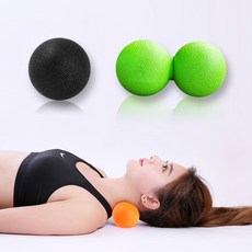 모던홀릭 싱글 더블 마사지볼 라크라스볼, 1개, 마사지볼 더블 - 핫핑크