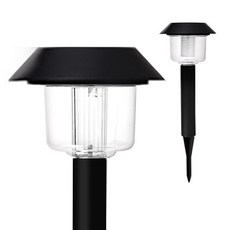 ZIO-BIZ 태양광정원등 미니등 블랙 / LED 태양열정원등 태양광등 야외조명 태양광 야외등 외등 외부등 직부등 가로등 전등 미니등 소형등 테라스등 잔디등
