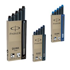 파카 잉크카트리지 5개입, 흑색, 1개