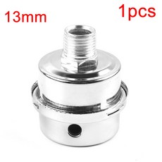 공기 압축기 부품 금속 흡입 필터 소음 13MM 블랙 머플러 소음기 스레드 16MM 실버 20MM, metal 3