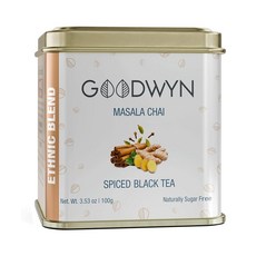 페퍼민트 허브 티 – 티백 100개 | 리얼 페퍼민트 잎이 있는 카페인 프리 민트 맛 | 개별 포장된 플라스틱 프리 백 여행 친화적 간편한 휴대 | 인도 원산지 차이 Goo, 카닥 마살라 차이, 1