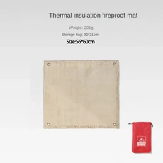 온열 매트 찜질기 유리 코팅 캠핑 내화 천 섬유 담요 야외 그릴 매트 아래 블랙/카키 다차원 난연, 04 style 5