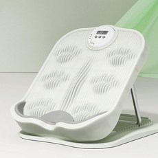 美拉筋板 小腿拉伸器 腳踝 腿部 腳踏 瑜伽斜板 站立 普拉提 瑜伽器材 健身 燃脂 健身器材, 18檔 20 60度（一體式）計時款綠色