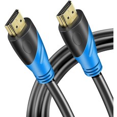 롬미시 8K HDMI 케이블 5FTHDMI 2.148Gbps 초고속 금도금 커넥터 이더넷 코드 8K@60Hz 4K@120Hz 2K 1080P 3D ARC UHD TV 모니터 노트북, 120FT