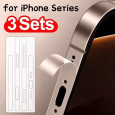 iPhone 16 용 드로 겔 측면 보호 스티커 필름 15 14 Plus 13 Pro Max 스크래치 방지 프레임 전화 테두리 케, 01 1 Set, 07 iPhone14promax