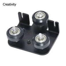 Ender-3 알루미늄 X 캐리지 플레이트(휠 포함) 후면 지지 X축 3/Pro CR-10/10S S4 S5용 풀리 패널 백플레인, [02] Plate With wheels