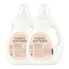 에코블랑 유아 섬유유연제 베이비파우더향, 2.1L, 2개