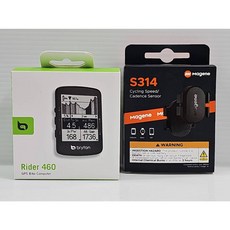 Bryton Rider 460E GPS 中文碼錶 邁金 S314 雙模 速度 踏頻感應器 H303 雙模心率傳感器, 1個, 460E碼錶+S314 雙模感應器