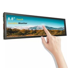 가로 스크린 와이드 서브 모니터 노트북 보조 터치, 8.8인치1920x480Type-C터치, 209mm
