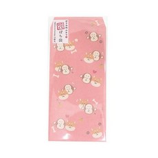 平井涼子 日本製 伊予和紙 可愛紙袋 紅包袋 (3個裝), 1個, 犬猿之仲（圖1）