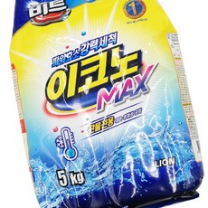 NIE 비트 찬물전용 이코노 MAX 5kg 파우치 세탁표백제 얼룩제거제 세탁기세제