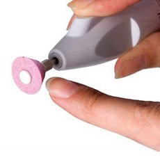 판매1위 건전지무료증정 전문가추천 손톱그라인더 풀세트 손톱다듬기 네일케어 손톱정리 셀프네일, 1개