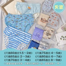 兒童三角內褲 透氣棉質卡通圖案