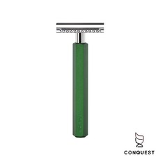 【CONQUEST】德國 MUHLE R HXG FOREST SR HEXAGON 森林綠六邊形刮鬍刀, 1個, 1